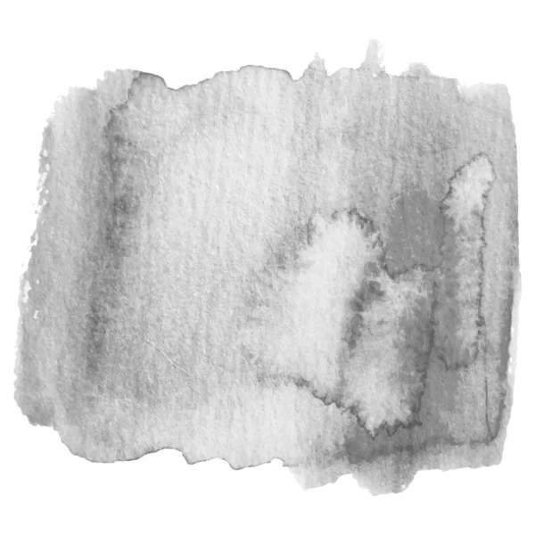 Arrière-plan abstrait aquarelle en niveaux de gris pour votre conception . — Image vectorielle