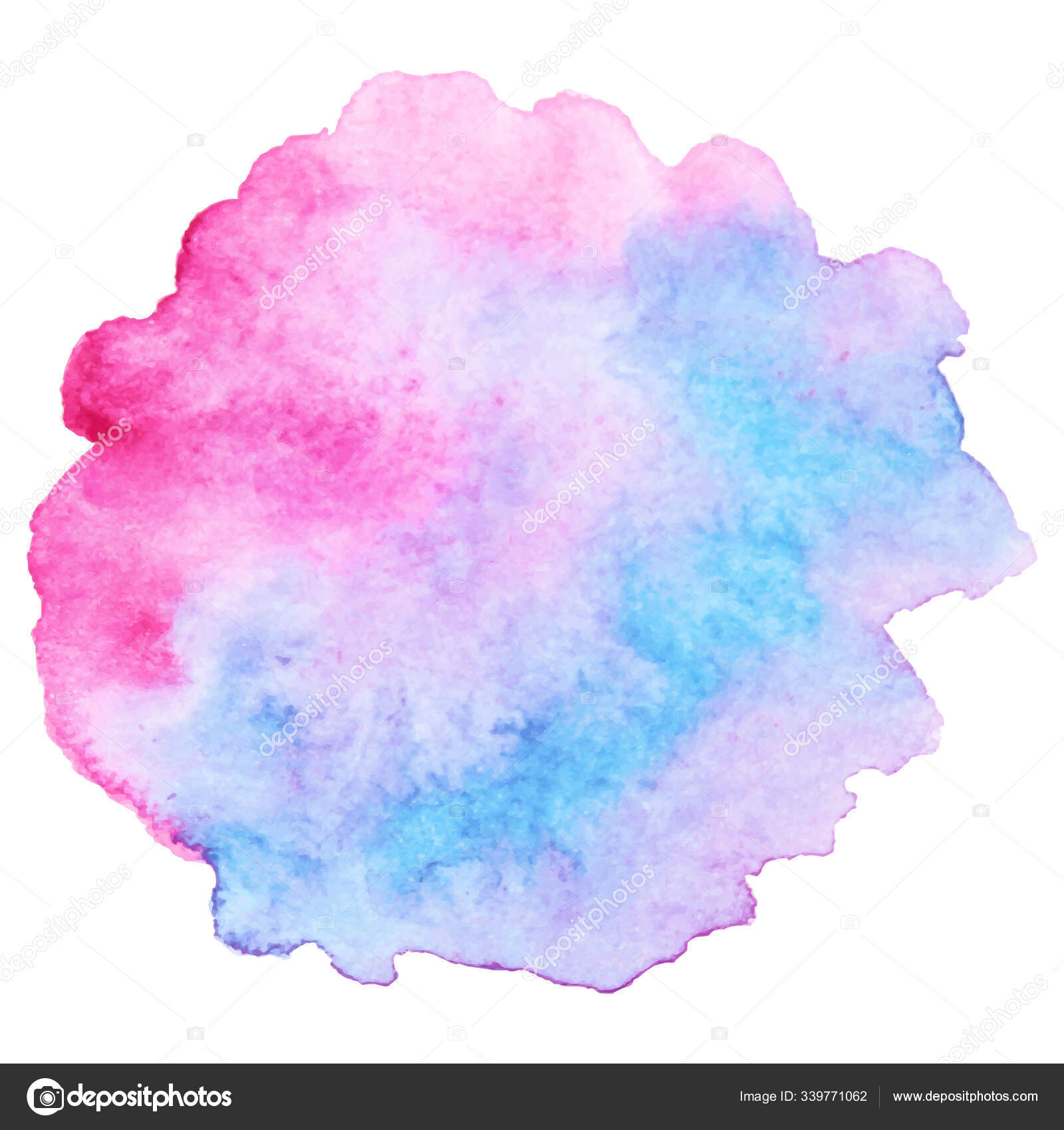 Watercolor Brush Paint Paper Texture Vector Isolated Splash On White Background For Banner Poster Wallpaper Vector Image By C Kseany Vector Stock