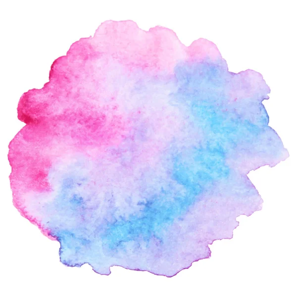 Aquarell Pinsel Farbe Papier Textur Vektor isoliert Spritzer auf weißem Hintergrund für Banner, Poster, Tapete. — Stockvektor