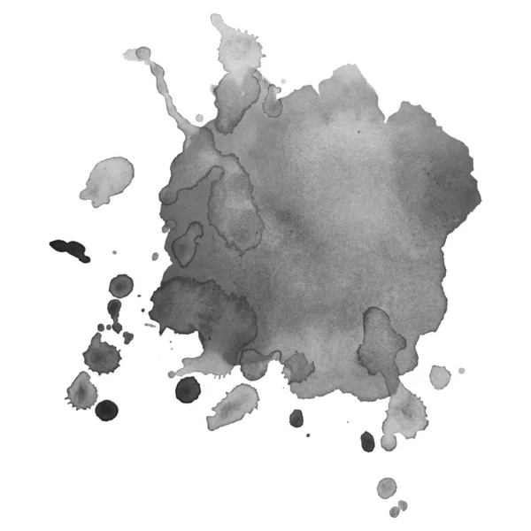 Tasarımınız için gri tonlu suluboya arkaplan.