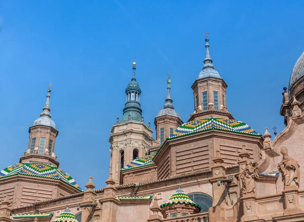 Basilikan Vår Fru Pelaren Zaragoza Spanien — Stockfoto