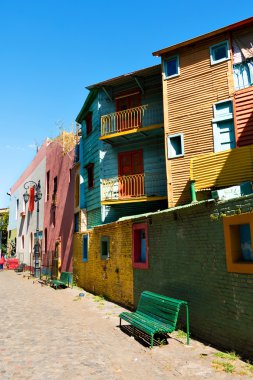 La Boca, renkli mahalle, Buenos Aires Arjantin