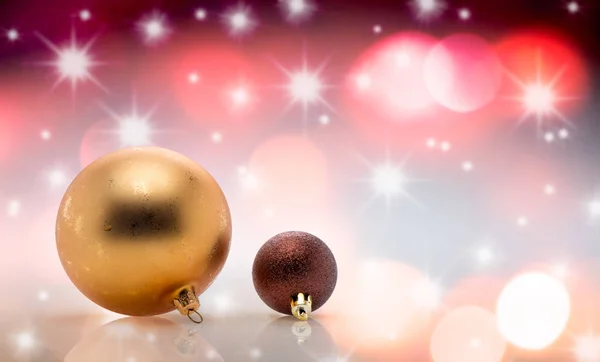 Koule vánoční strom dekorace — Stock fotografie
