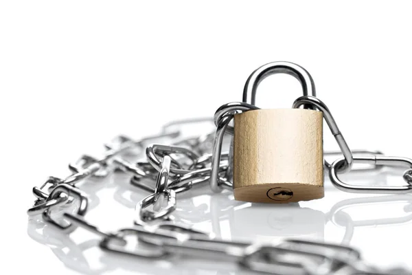 Chain with padlock — Stock Photo, Image