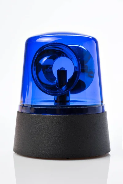 Blue alarm light — Stock Photo, Image