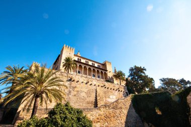 İspanyol liman kenti Palma 'daki Saint Mary Katedrali, İspanya' nın Mallorca adasının başkenti.