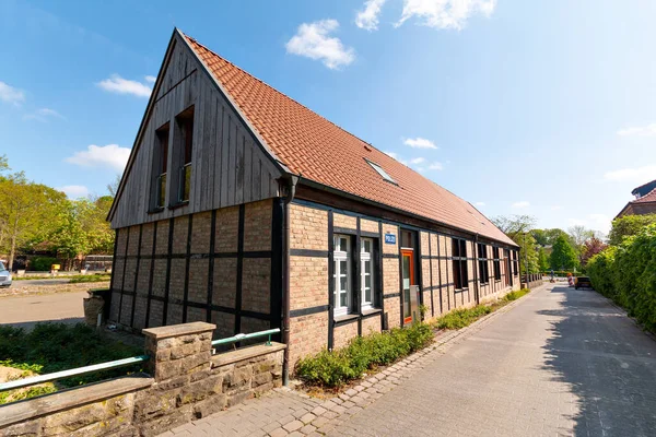 Old town hall of the climate community Saerbeck in North Rhine-Westphalia, Germany