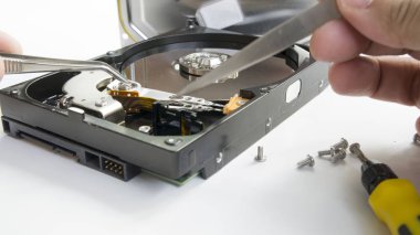 HDD sabit disk dosya kayıt el kavramının bir parçası kaydedebilirsiniz