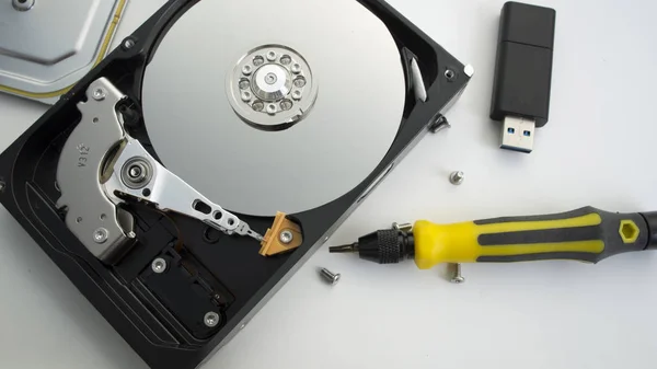 File hard disk HDD salvare il concetto di hardware record — Foto Stock