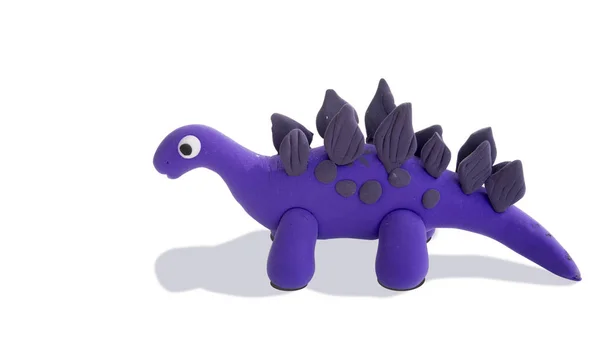 Modello di argilla dinosauro educazione artistica — Foto Stock