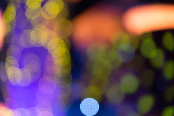 Blurred light ray defocus night glow circular — Stock Photo, Image