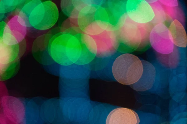 Blurred light ray defocus night glow circular — Stock Photo, Image