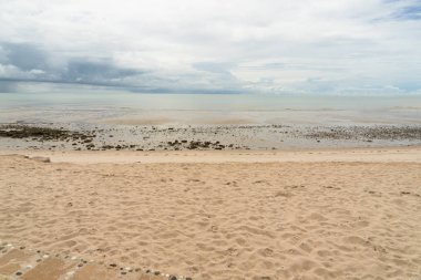 okyanus plaj sakin ol kum yaz güneş ışığı bulut Güzellik