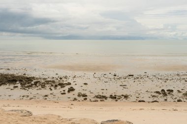 okyanus plaj sakin ol kum yaz güneş ışığı bulut Güzellik