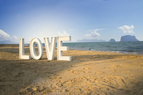 Love Sign Relaxation Travel Sky Scene Vacation Tourist — Stock Photo, Image