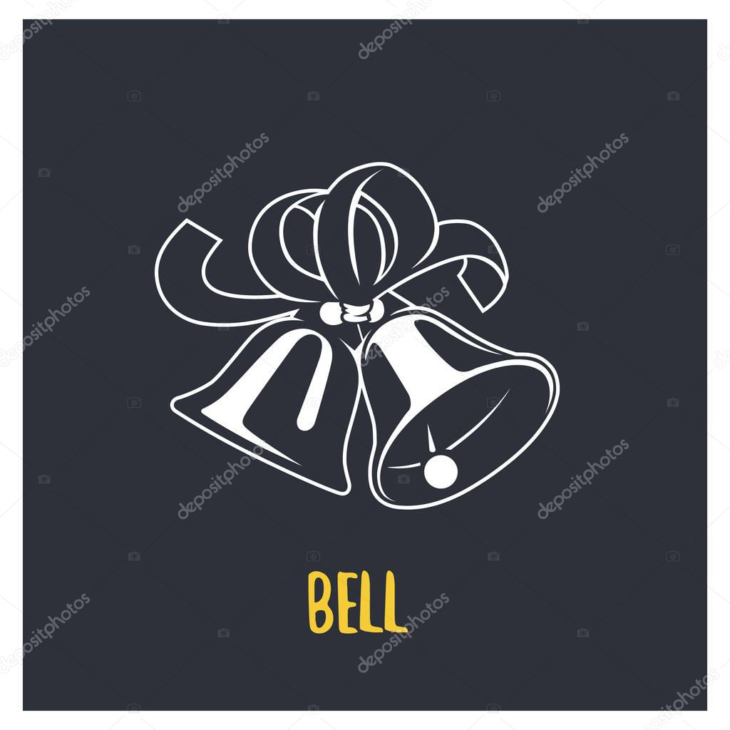 Black and white vector objects