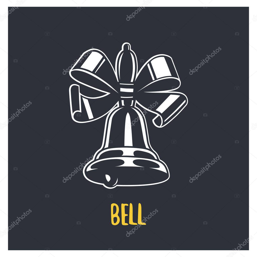 Black and white vector objects