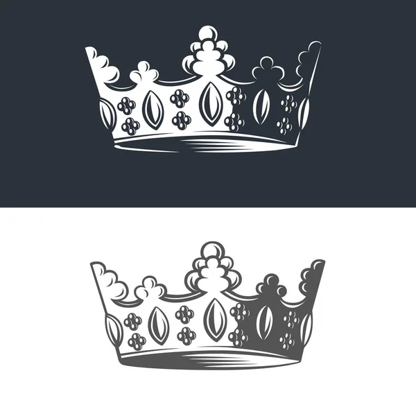 Vector image of heraldic crown. — Stock Vector