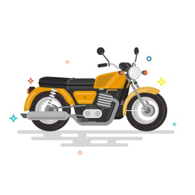 Düz motosiklet tasarlamak.