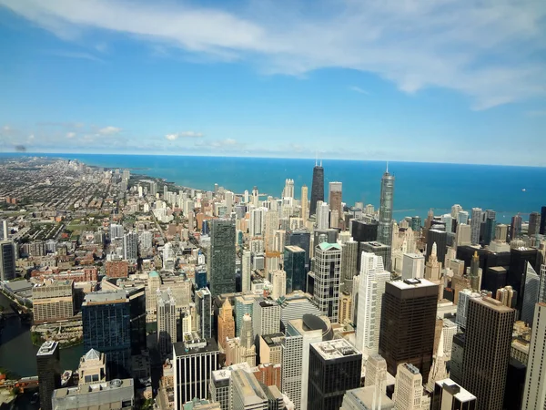 A Hancock Center of Chicago város látképe — Stock Fotó