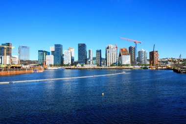 lux daireler ve Oslo, restoranlar ile modern bölgesinin ne de
