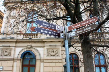 Budapeşte Macaristan 'da zincir köprü