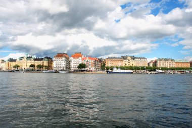 Stockholm, İsveç'te saraylar şafak