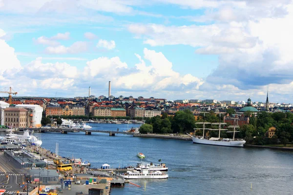 Gamla Stan, het oude gedeelte van Stockholm, Zweden — Stockfoto