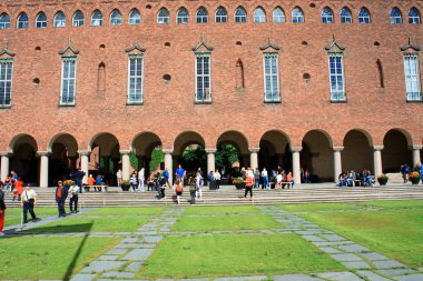 Stockholm Belediye Binası kullanılan eski bir binada