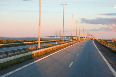 The Oresund Bridge, Malmö, Isveç
