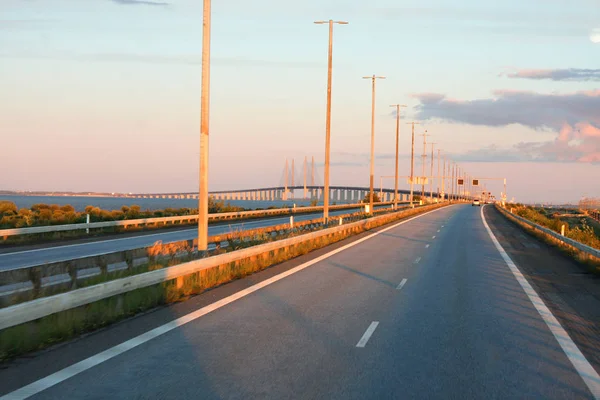 Öresunds bron, Malmö, Sverige — Stockfoto