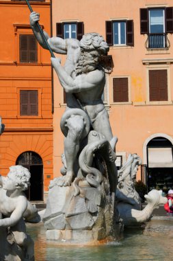 İtalya, Roma Piazza Navona, Çeşme