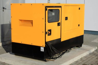 Acil elektrik güç için sarı yardımcı dizel jeneratör