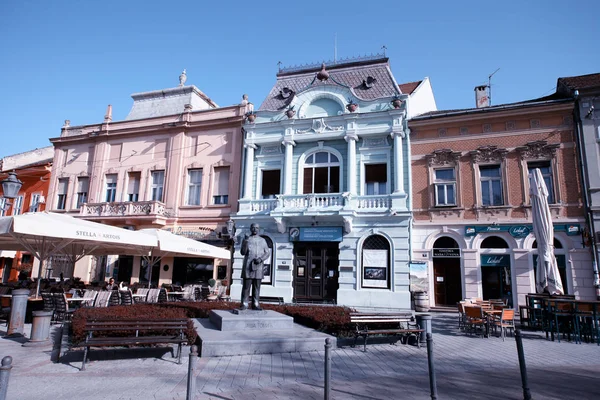 Novi Sad, Sırbistan: 1 Mart. 2017 - eski şehirde Novi Sad - Sırbistan — Stok fotoğraf