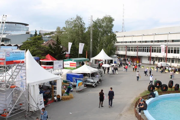 Нови Сад, Сербия: 2 мая. 2016 - Novi Sad Agro fair . — стоковое фото
