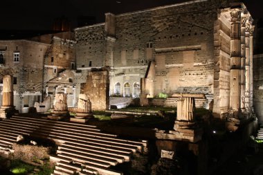 Kalıntıları Trajan Forumu Roma, İtalya