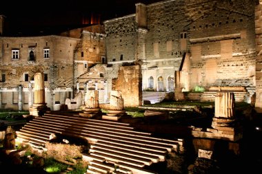 Kalıntıları Trajan Forumu Roma, İtalya