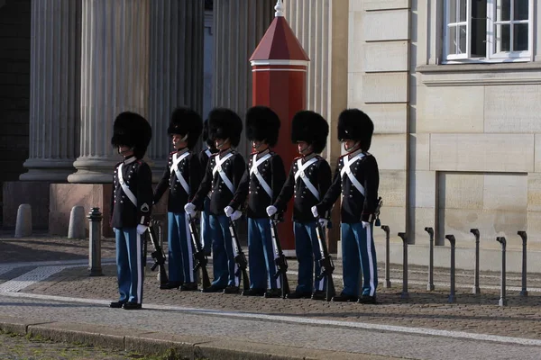 Guardia Real en Dinamarca . — Foto de Stock