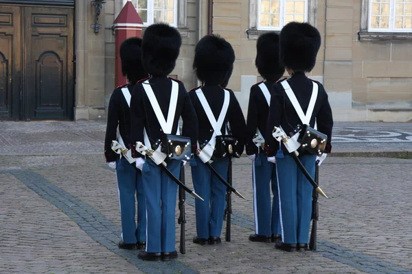 Królewski Strażnik w Danii. — Zdjęcie stockowe