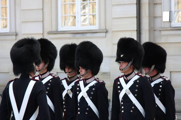 Королівській гвардії в Данії. — стокове фото