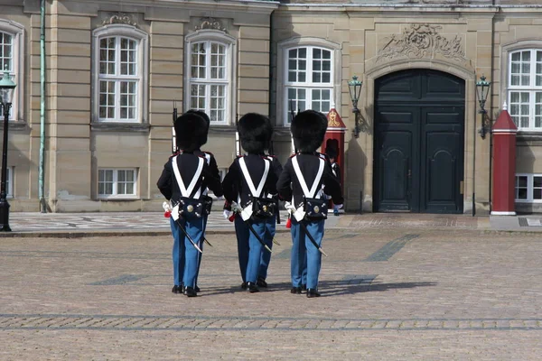 Guardia Real en Dinamarca . — Foto de Stock