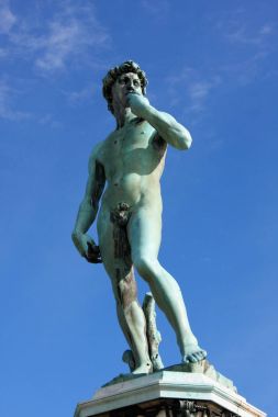 Piazzale Michelangelo, 1869 yılında inşa edilmiş ve tasarladığımız David heykeli