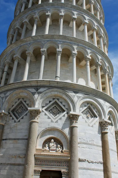 Eğik Pisa Kulesi, İtalya — Stok fotoğraf