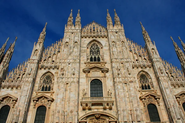 Twilight of Duomo Milan Cathedral in Italy — Stock Photo, Image