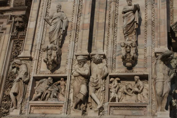 Scene of Duomo Milan Cathedral in Italy — Stock Photo, Image