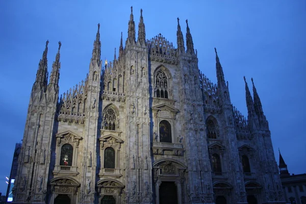 Scene of Duomo Milan Cathedral in Italy — Stock Photo, Image