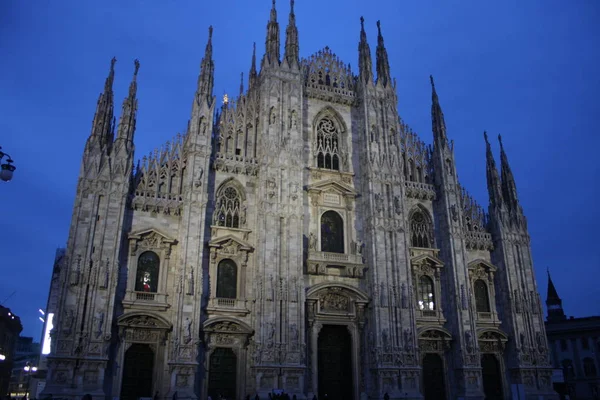 Scene of Duomo Milan Cathedral in Italy — Stock Photo, Image