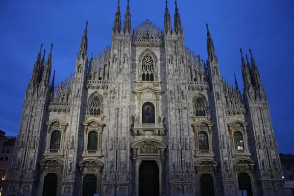 Scen av Milano katedralen i Italien — Stockfoto