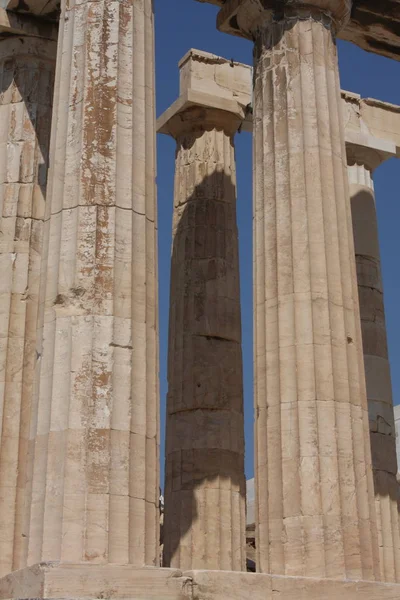 Templo de Partenon em Acropolis Hill em Atenas, Grécia — Fotografia de Stock