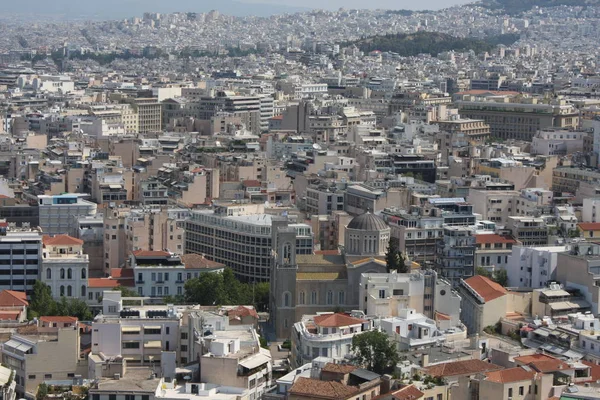 Luftaufnahme von Athen, Griechenland. — Stockfoto